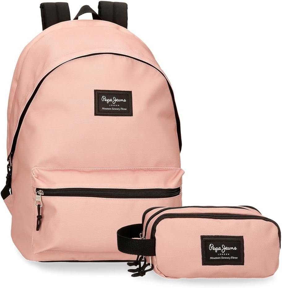 Pepe Jeans Girls Aris Farvet Bagage Messenger Bag Rygsække og premium tasker Naty Shop Rosa Einheitsgröße