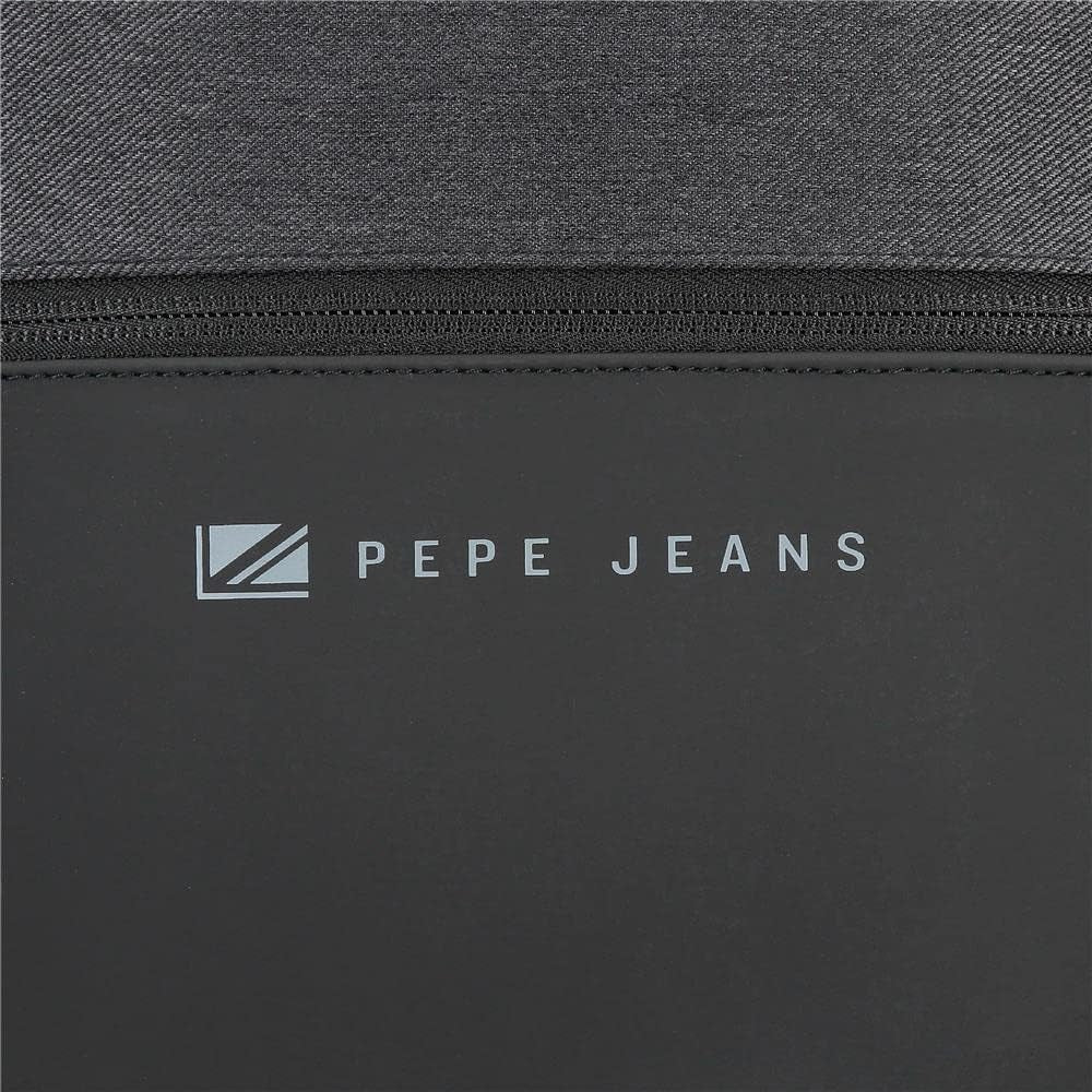 Pepe Jeans Jarvis lille skuldertaske grøn 15x19,5x6 cm polyester med kunstlæderdetaljer Bagage og rejseudstyr Naty Shop