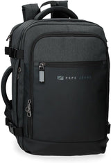 Pepe Jeans Jarvis lille skuldertaske grøn 15x19,5x6 cm polyester med imiteret læderdetaljer Bagage og rejseudstyr Naty Shop Black Cabin rygsæk