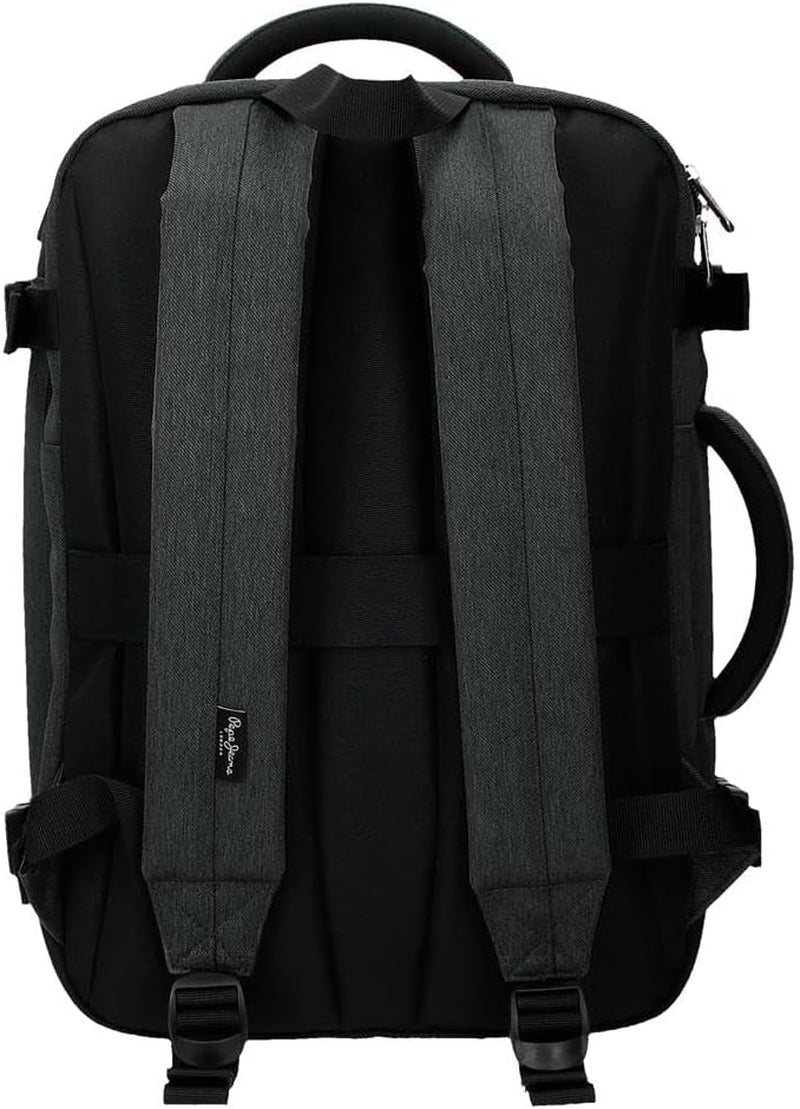 Pepe Jeans Jarvis lille skuldertaske grøn 15x19,5x6 cm polyester med kunstlæderdetaljer Bagage og rejseudstyr Naty Shop