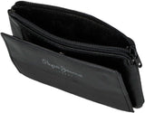 Pepe Jeans Joumma Tasker Dobbeltpung, Sort, 11 x 7 x 1,5 cm, Læder, Sort, One size, Pung Herrepung Naty Shop
