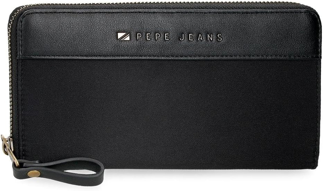 Pepe jeans Joumma Tasker Morgan Casual Rygsæk Rejsetasker Beige Sort Kunstlæder Til Kvinder Sort One Size Pung Pung Dame Naty Shop Standardtitel
