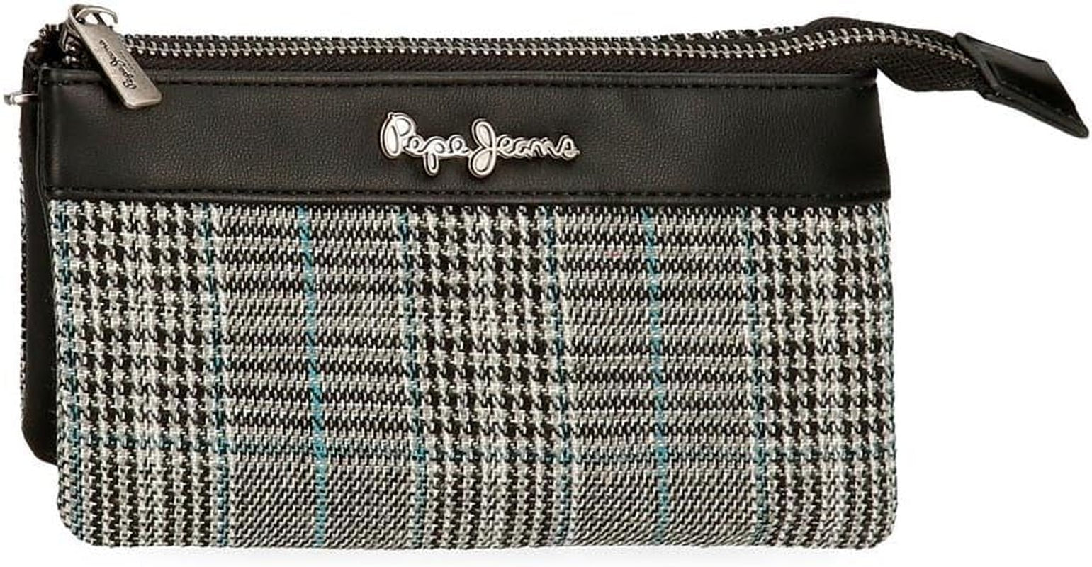 Pepe Jeans Kendra Dame T-Shirt, Sort, One Size, Lille skuldertaske Dame Tasker Naty Shop Pung