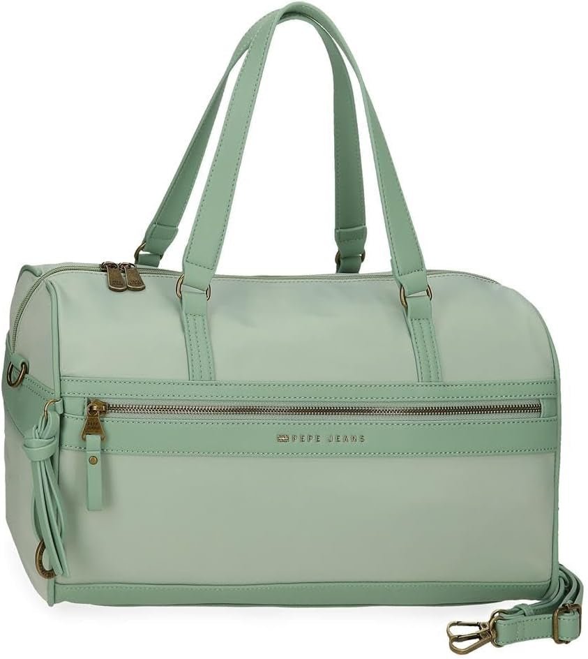 Pepe Jeans Morgan Casual Rygsække Rejsetasker Beige Sort Kunstlæder Til Kvinder By Joumma Tasker Bagage & rejseudstyr Naty Shop Grøn rejserygsæk