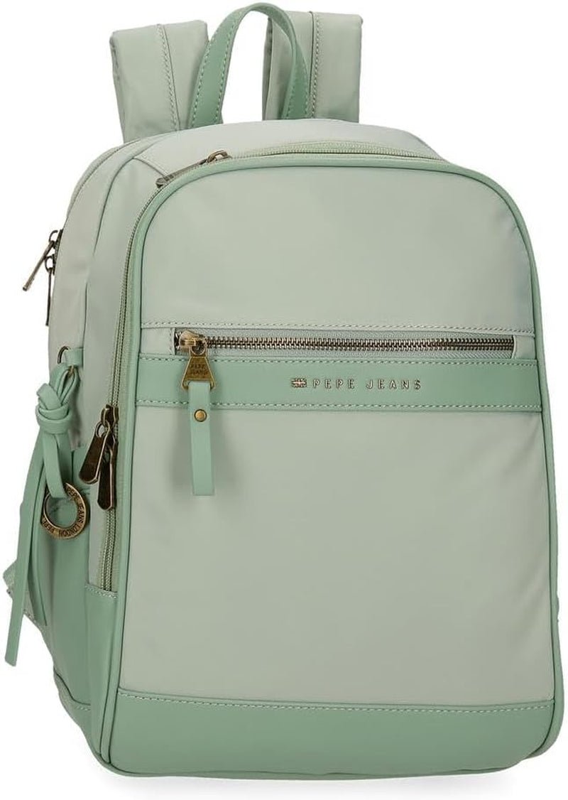 Pepe Jeans Morgan Casual Rygsække Rejsetasker Beige Sort Kunstlæder Til Kvinder By Joumma Tasker Bagage & Rejse Naty Shop Grøn rygsæk
