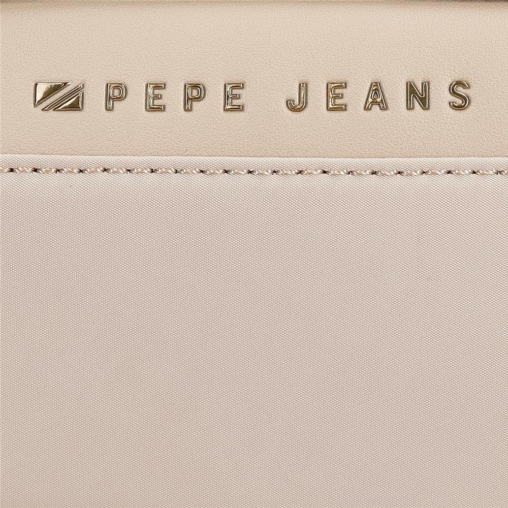 Pepe Jeans Morgan Casual Rygsække Rejsetasker Beige Sort Kunstlæder Til Kvinder By Joumma Tasker Bagage & Rejse Naty Shop