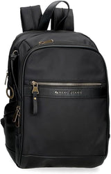 Pepe Jeans Morgan Casual Rygsække Rejsetasker Beige Sort Kunstlæder Til Kvinder By Joumma Tasker Bagage & Rejse Naty Shop Sort Rygsæk
