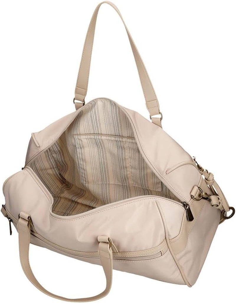 Pepe Jeans Morgan Casual Rygsække Rejsetasker Beige Sort Kunstlæder Til Kvinder By Joumma Tasker Bagage & Rejse Naty Shop