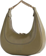Pinko dame BRIOCHE HOBO Mini KALB MORB, V62q_Grøn tråd-antik guld dametasker Naty Shop