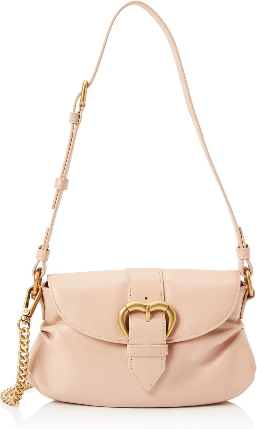 Pinko Jolene Skulder Mini Krystal Kalvetaske, O81m_Chocolate Guld Dametasker Naty Shop Standardtitel
