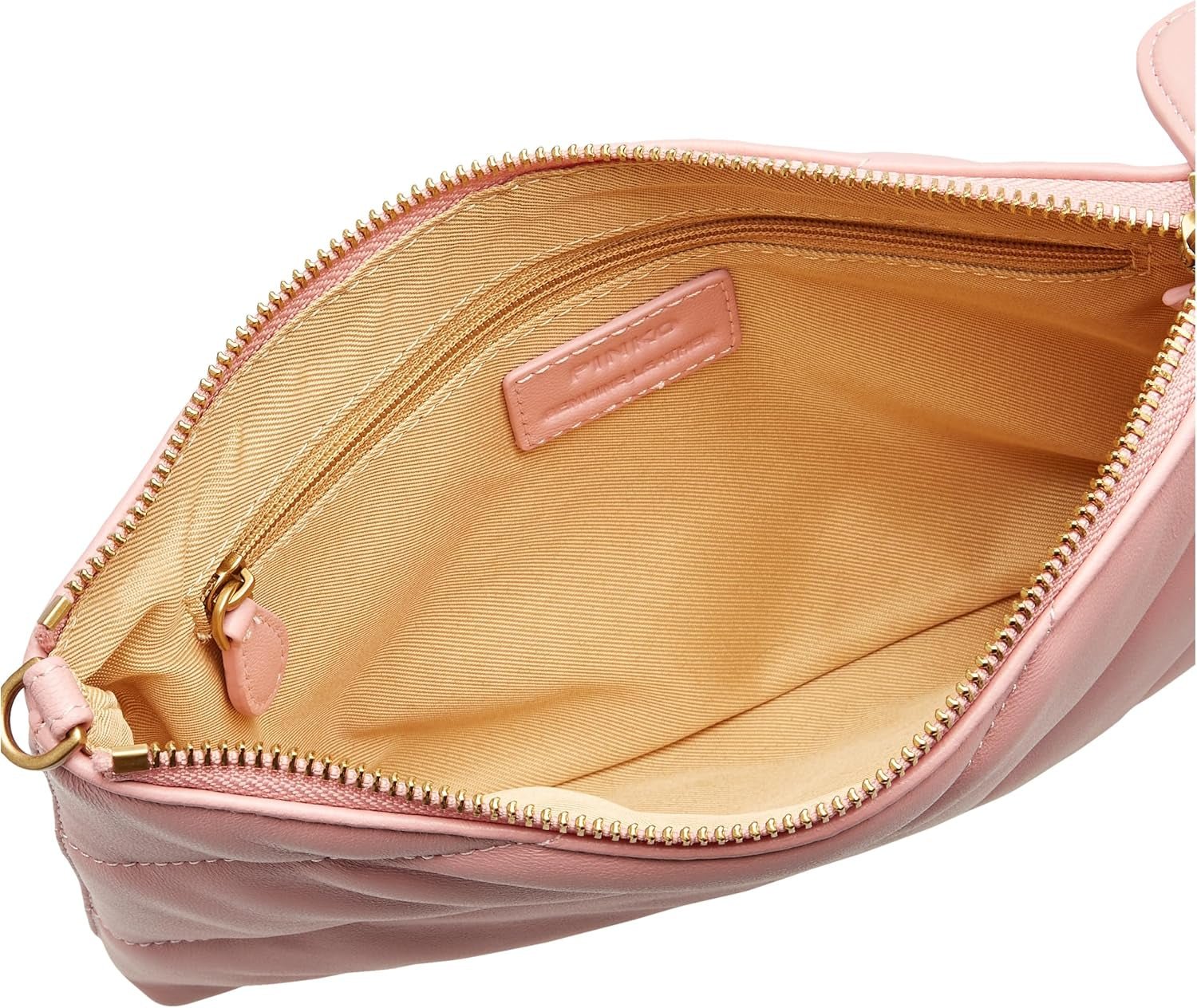 Pinko Dame Flad Pouch Får Nappa FLACHTASCHE SCHAFNAPPA Dametasker Naty Shop