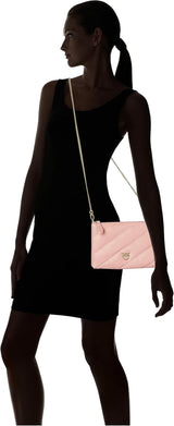 Pinko Dame Flad Pouch Får Nappa FLACHTASCHE SCHAFNAPPA Dametasker Naty Shop