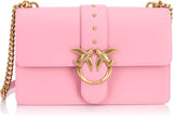 Pinko Ladies Love One Classic Cl Kalve Silke Taske Dame Tasker Naty Shop Pink