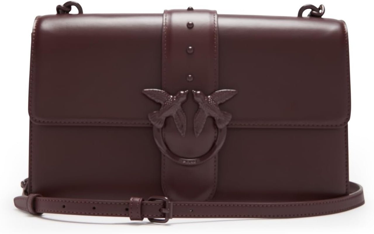 Pinko Ladies Love One Classic Cl Naplack Color Block Taske Dame Tasker Naty Shop M03B_Bordeaux-Trumps-Bloc C