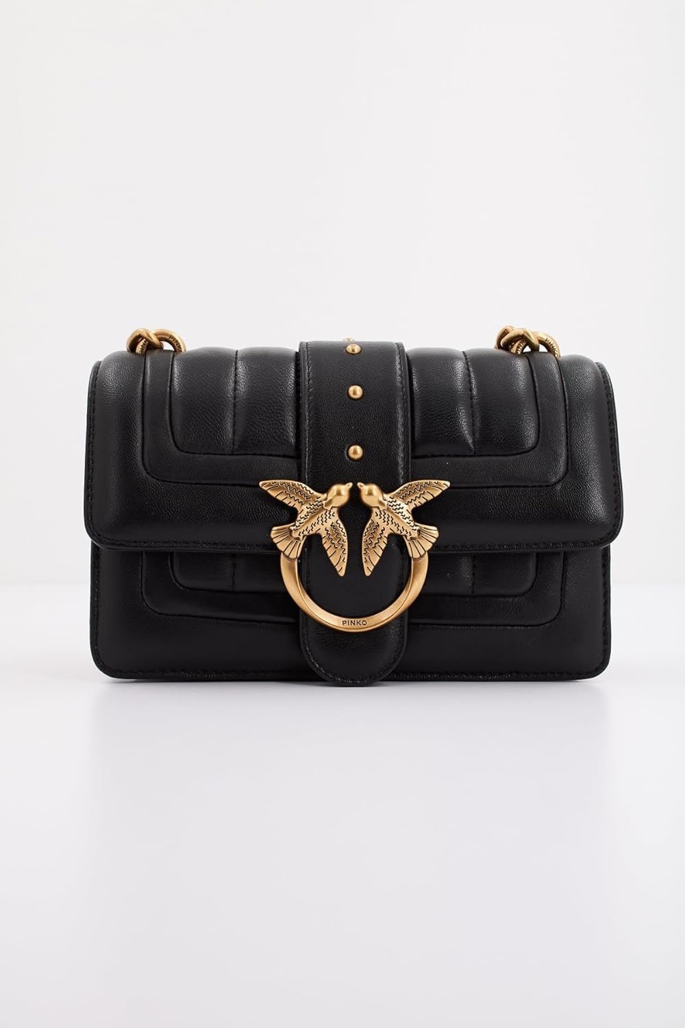 Pinko Ladies Love One Mini Cl Single Side Sheep Nappa Line Quilt Bag Dametasker Naty Shop