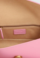Pinko Ladies Love One Mini letvægts kalvesilketaske Dametasker Naty Shop