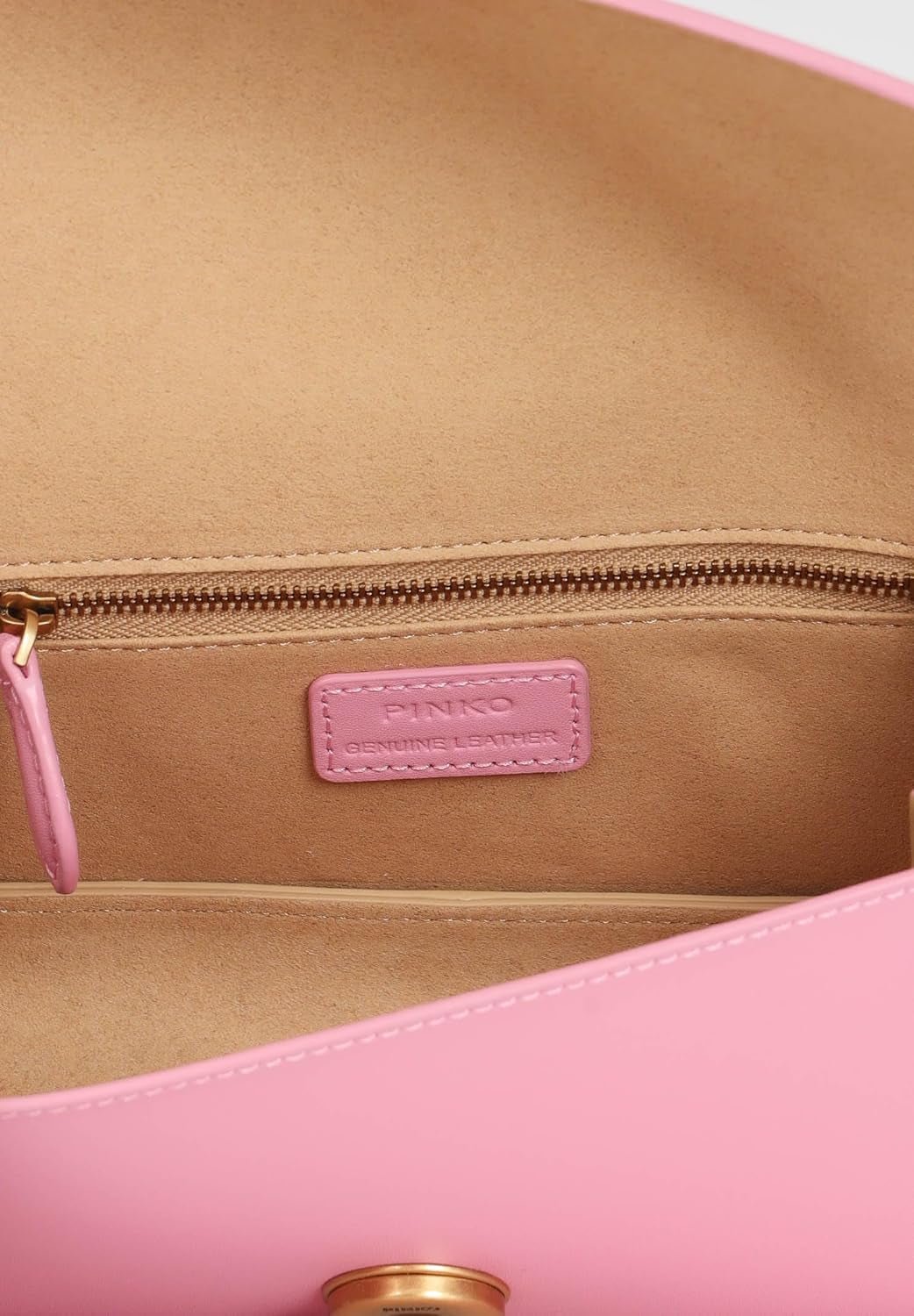 Pinko Ladies Love One Mini letvægts kalvesilketaske Dametasker Naty Shop