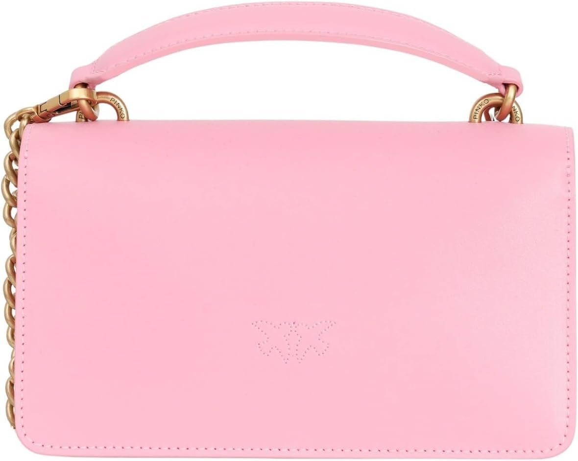 Pinko Ladies Love One Mini letvægts kalvesilketaske Dametasker Naty Shop