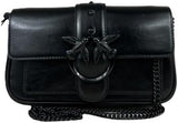 Pinko Ladies Love One Pocket C Naplack Farve Blok Taske Dame Tasker Naty Shop Z99B_B Sort Sedan Blok Farve