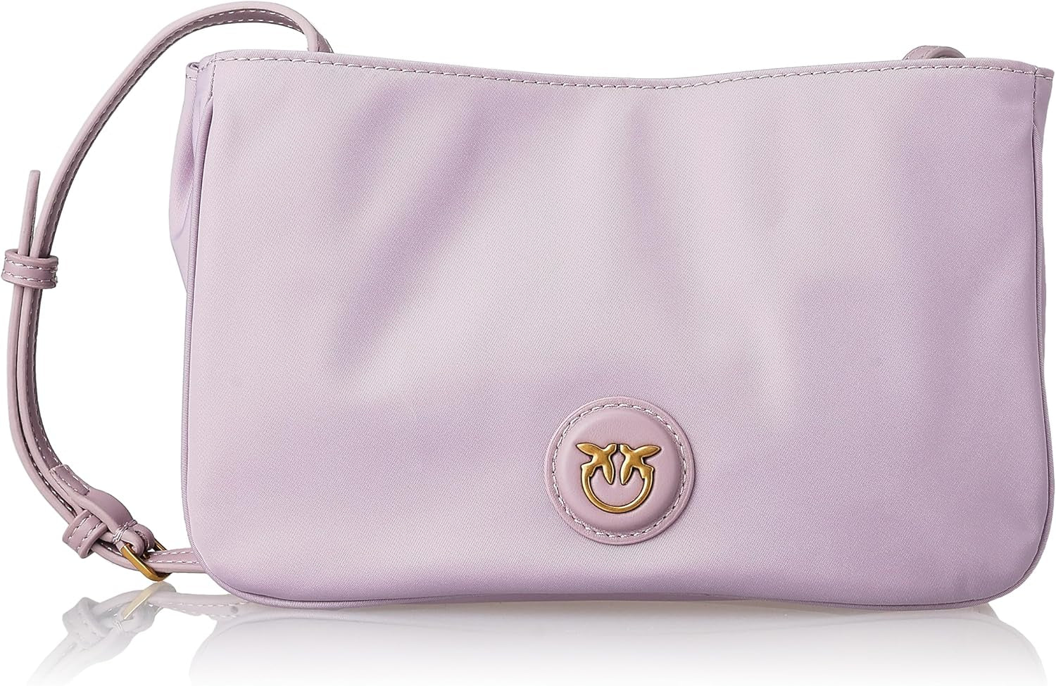 Pinko Dame Genbrugsport Flad HORIZONTAL GENTAGET Dametasker Naty Shop Y48Q_Tulipano Viola-Antque Gold