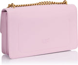 Pinko Love One Classic Dc kalveskindstaske, wgq_lilac- antik guld Dametasker Naty Shop