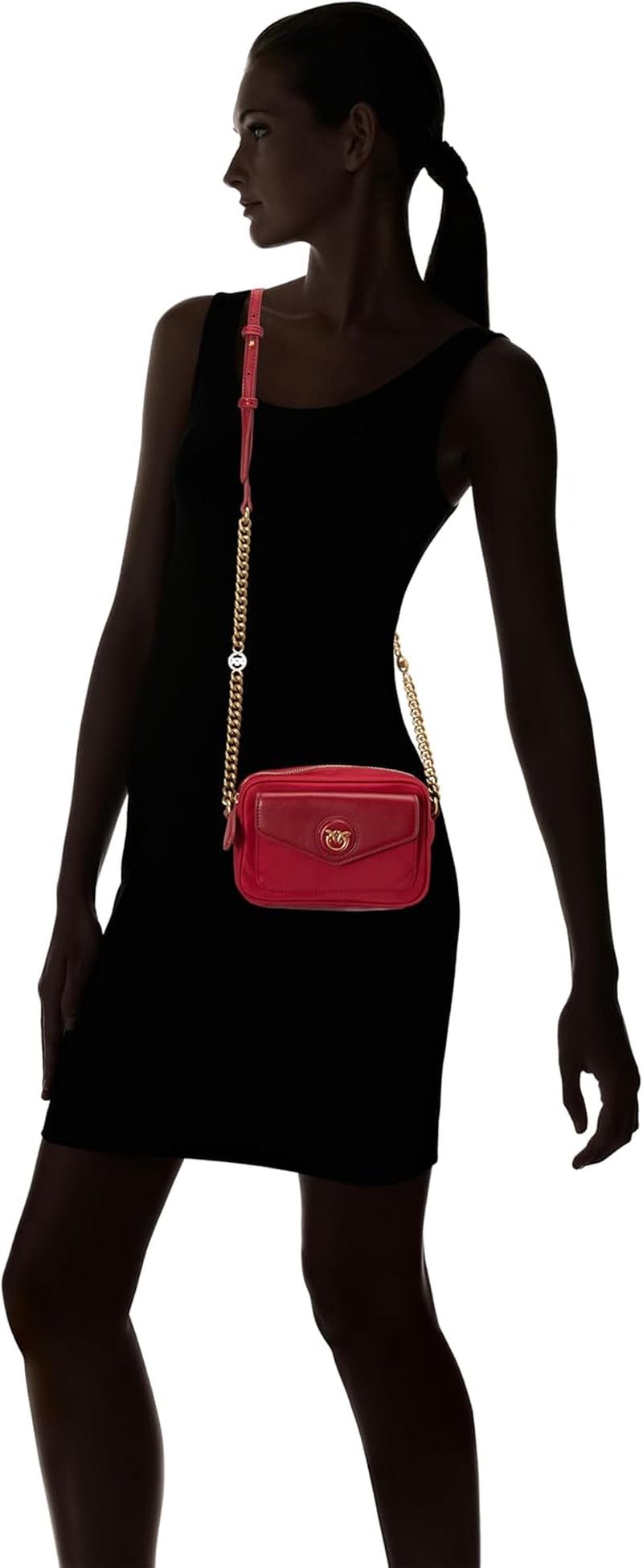 Pinko Nyllo Gate Camera CASE Genanvendt NYLO Dametasker Naty Shop