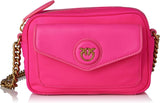 Pinko Nyllo Gate Camera CASE Genanvendt NYLO Dametasker Naty Shop N17Q_Pink Pink Pinko-Antik Guld