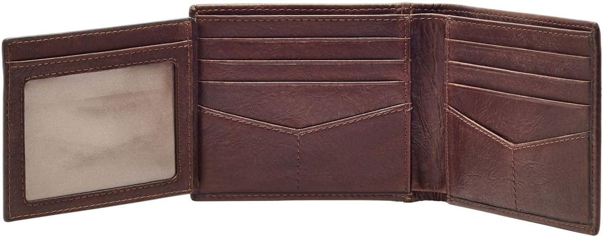 Fossil mænds Ingram læder bifold pung 11,43 cm L x 1,905 cm B x 8,89 cm H Herre pung Naty Shop