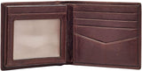 Fossil mænds Ingram læder bifold pung 11,43 cm L x 1,905 cm B x 8,89 cm H Herre pung Naty Shop