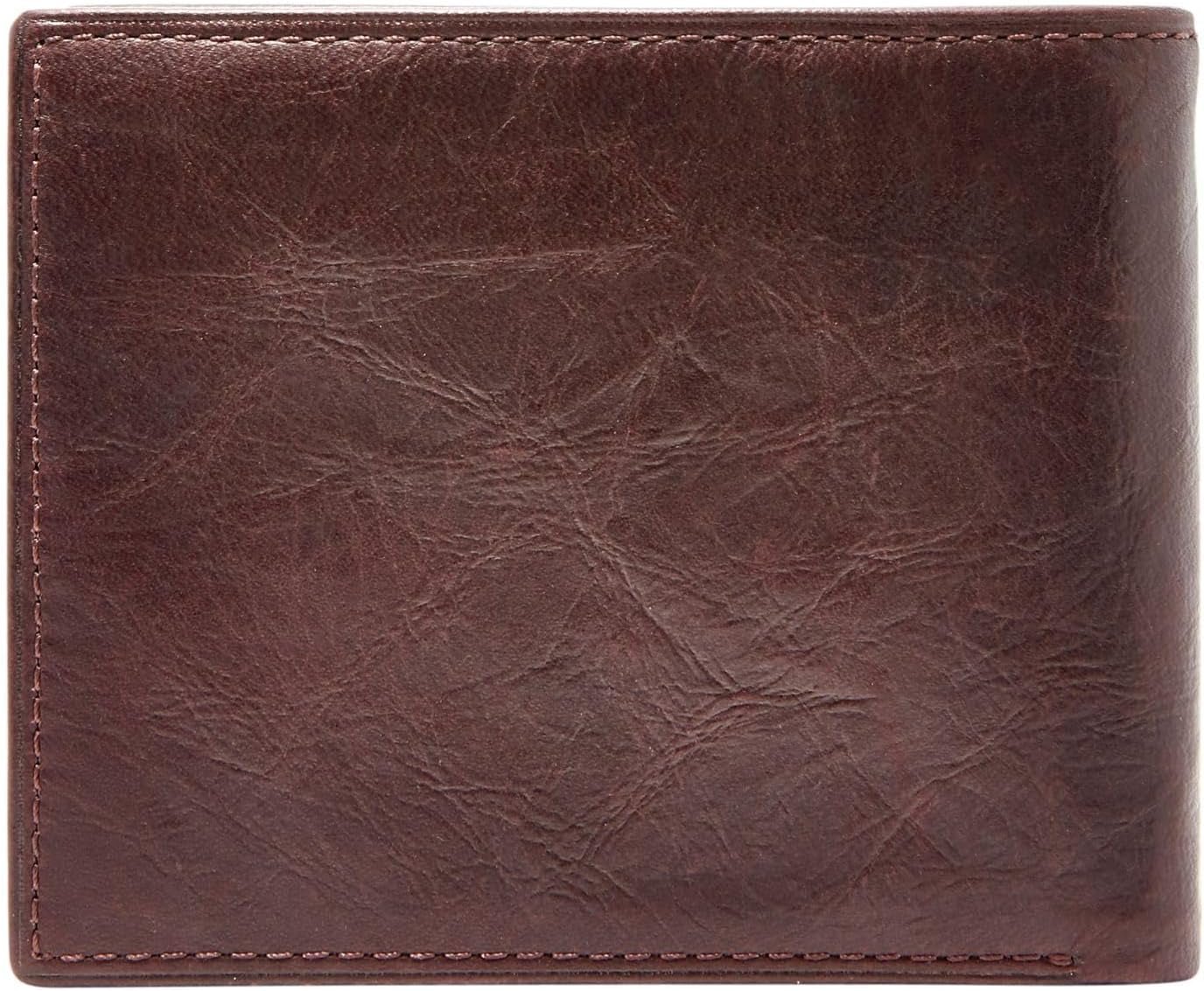 Fossil mænds Ingram læder bifold pung 11,43 cm L x 1,905 cm B x 8,89 cm H Herre pung Naty Shop