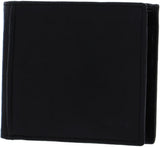 Fossil mænds Ingram læder bifold pung 11,43 cm L x 1,905 cm B x 8,89 cm H Herre pung Naty Shop Black