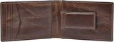 Fossil Andrew Læder Bifold tegnebog til mænd 11,5 cm L x 1,9 cm B x 7,7 cm H Herrepung Naty Shop