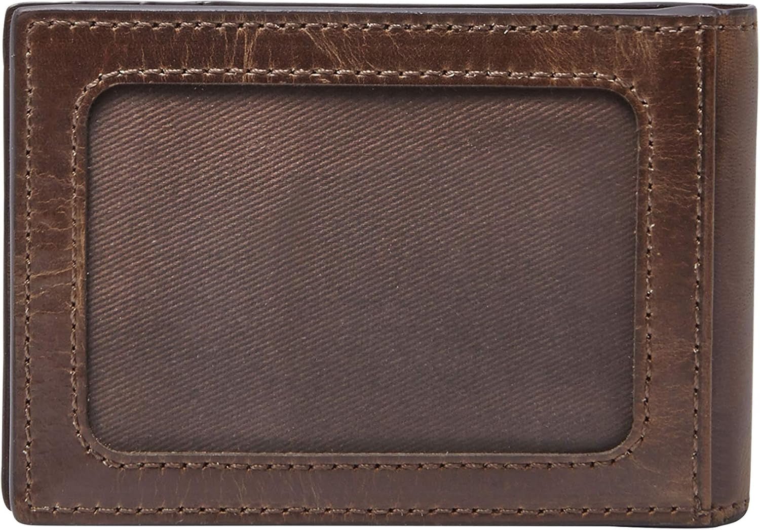 Fossil Andrew Læder Bifold tegnebog til mænd 11,5 cm L x 1,9 cm B x 7,7 cm H Herrepung Naty Shop