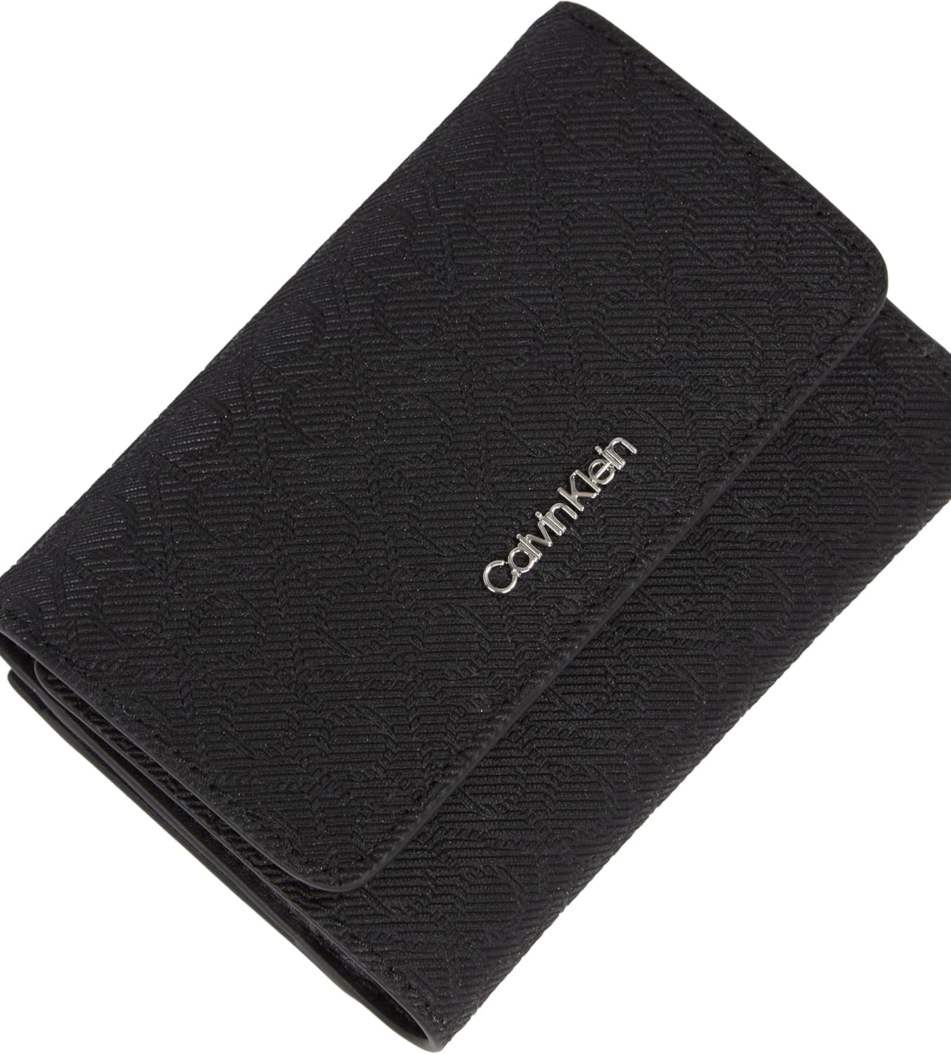 Damepung Calvin Klein Must Small Trifold Mono Klein, sort (Black Mono), one size Damepung Naty Shop