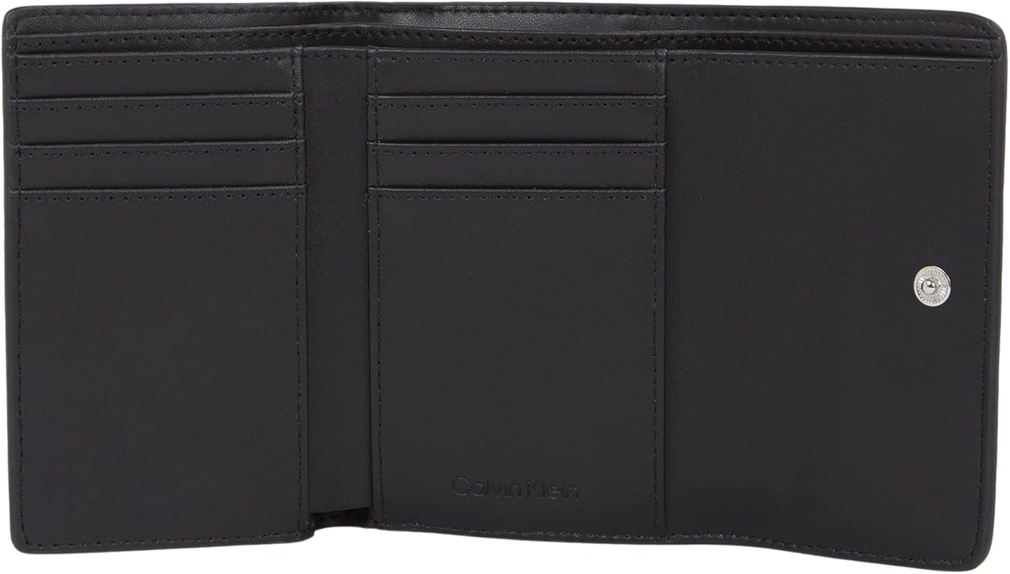 Damepung Calvin Klein Must Small Trifold Mono Klein, sort (Black Mono), one size Damepung Naty Shop