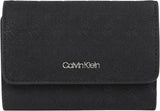 Damepung Calvin Klein Must Small Trifold Mono Klein, Sort (Sort Mono), One Size Damepung Naty Shop Standardtitel
