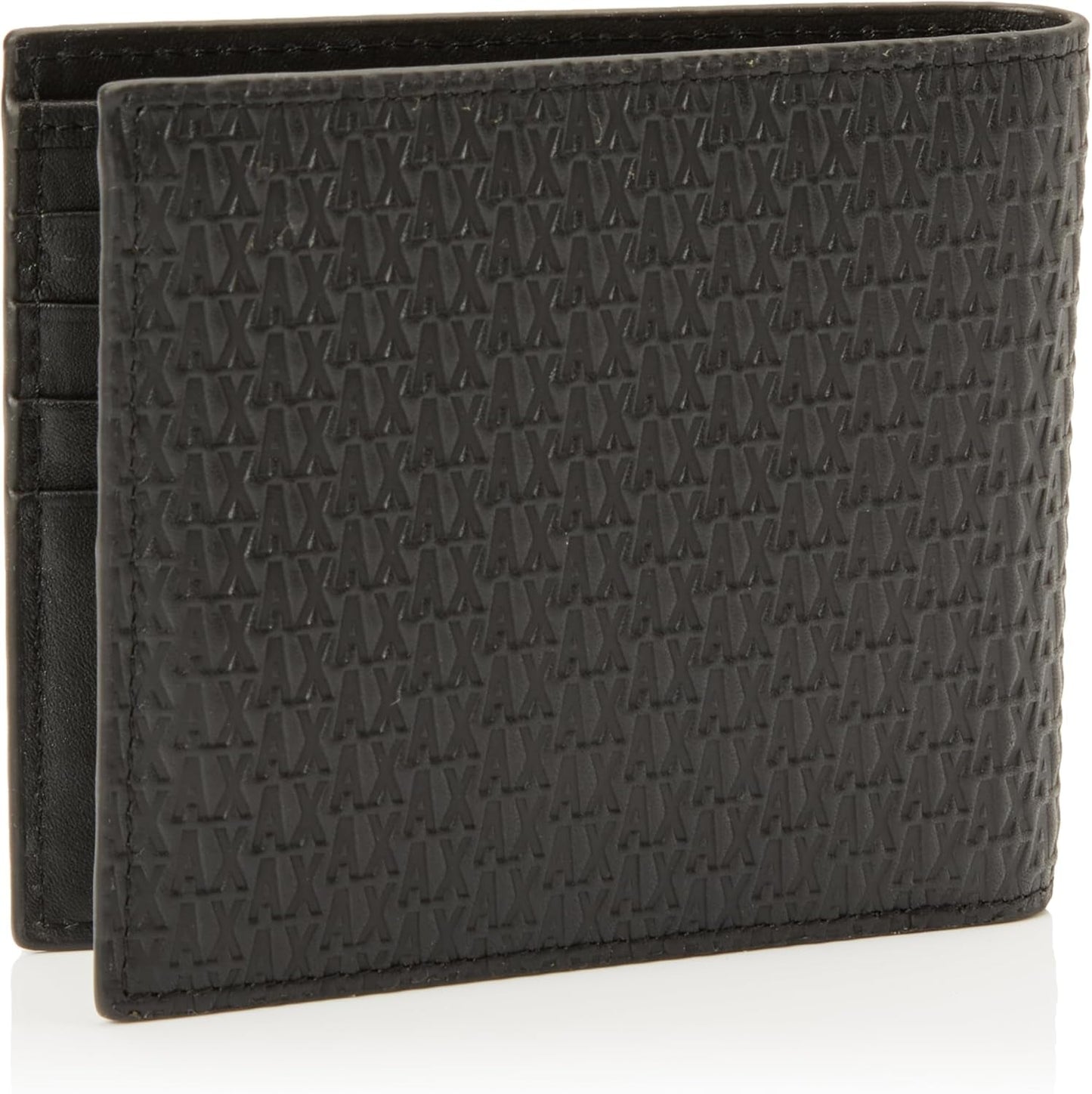 Elba, Essential, Mini Metal Logo Bi-Fold tegnebog til mænd Armani Exchange Herrepung Naty Shop