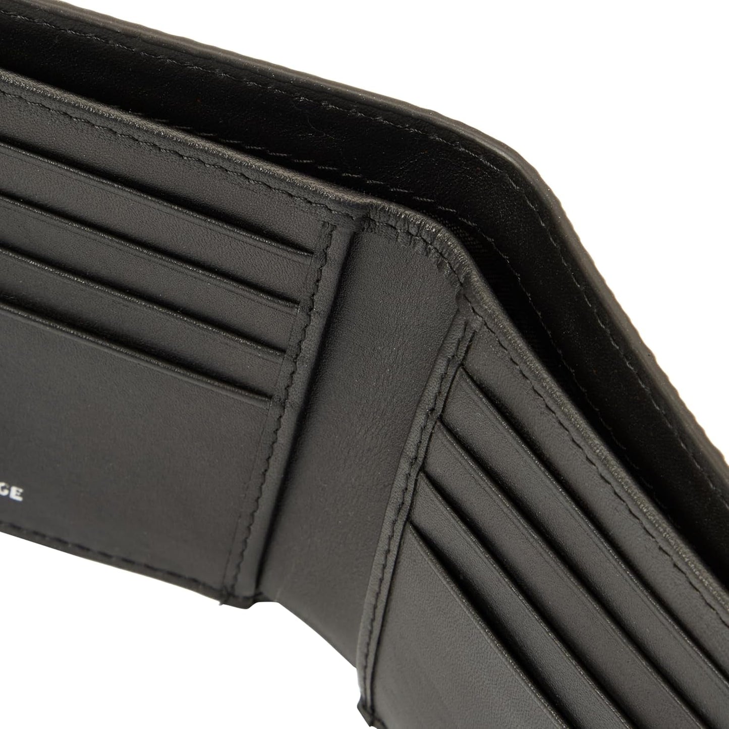 Elba, Essential, Mini Metal Logo Bi-Fold tegnebog til mænd Armani Exchange Herrepung Naty Shop