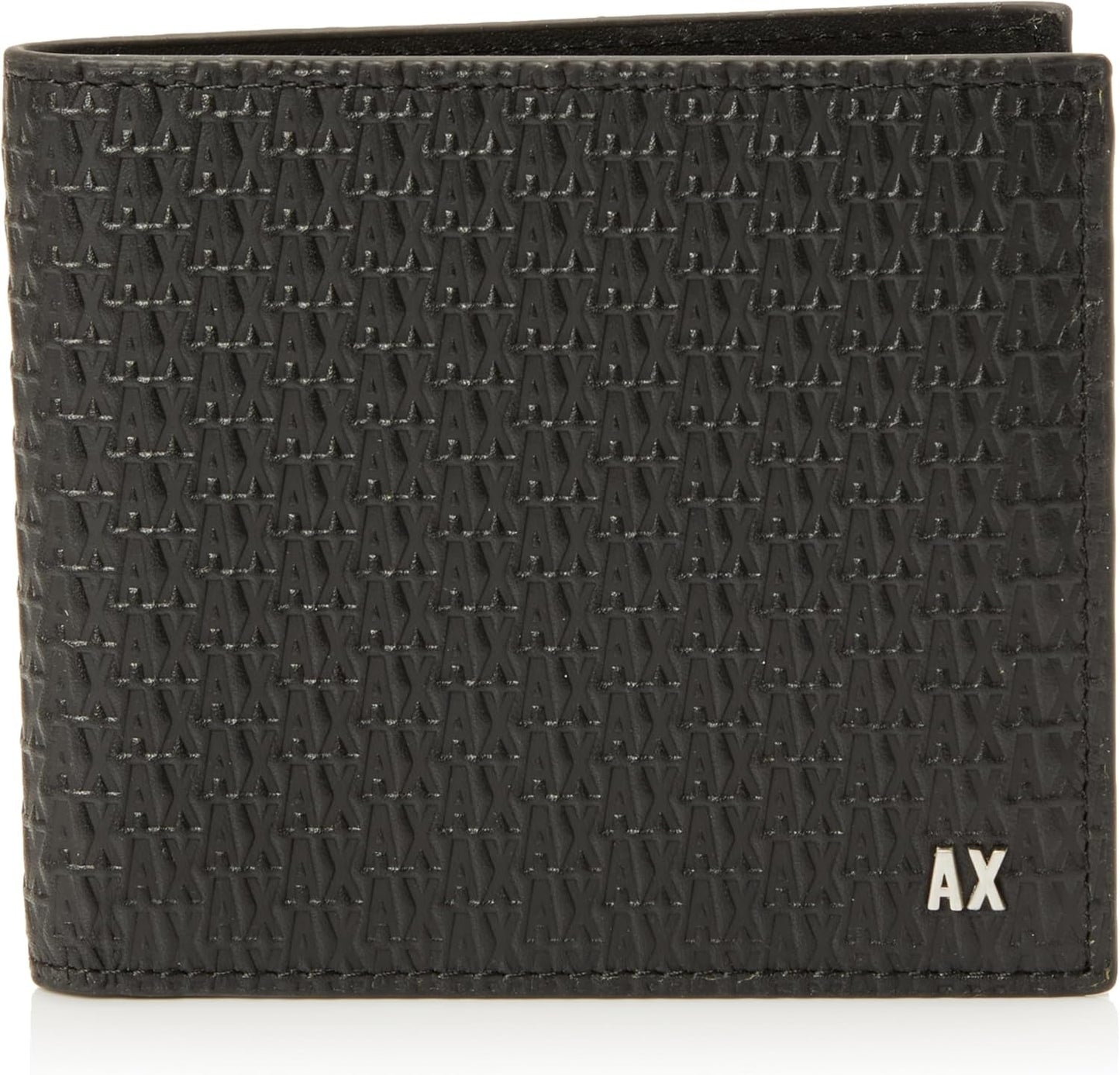 Elba, Essential, Mini Metal Logo Bi-Fold tegnebog til mænd Armani Exchange Herrepung Naty Shop Standardtitel