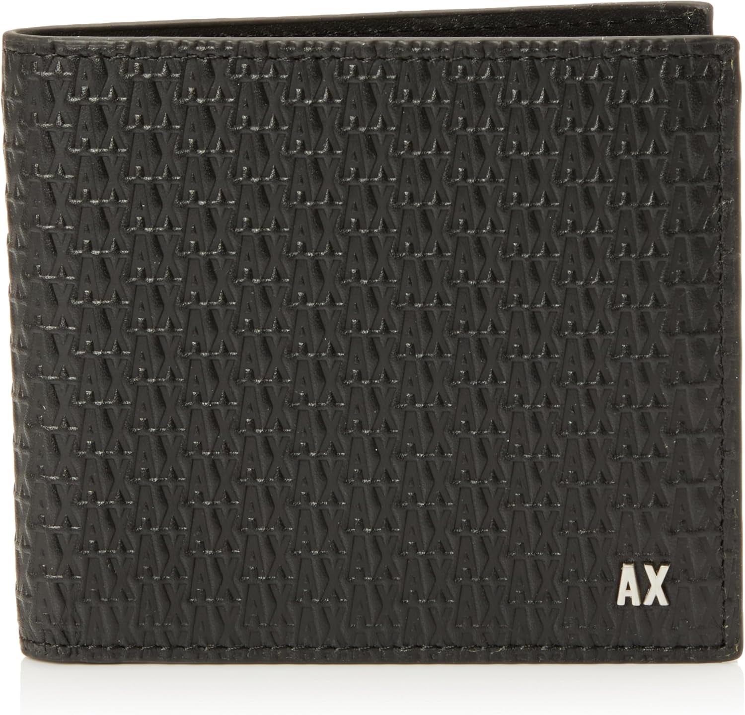 Elba, Essential, Mini Metal Logo Bi-Fold tegnebog til mænd Armani Exchange Herrepung Naty Shop Standardtitel