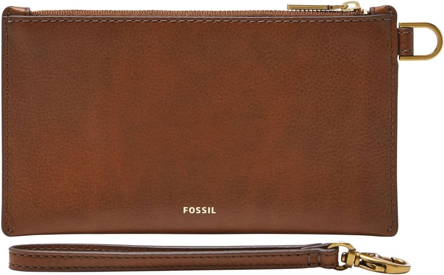 Fossil pung i læder eller polyester til kvinder Damepung Naty Shop Brown