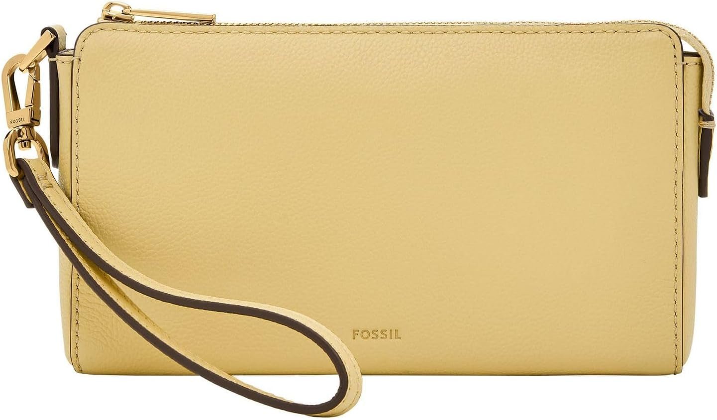 Fossil pung i læder eller polyester til kvinder Damepung Naty Shop Hvid creme