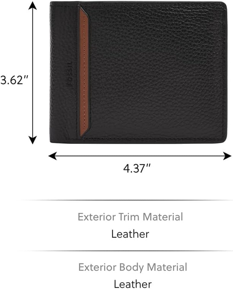 Fossil Huntington Bi-Fold pung til mænd Naty Shop mænds pung