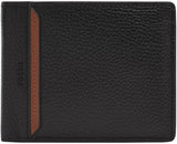 Fossil Huntington Bi-Fold Pung til mænd Naty Shop Herre Pung Sort S
