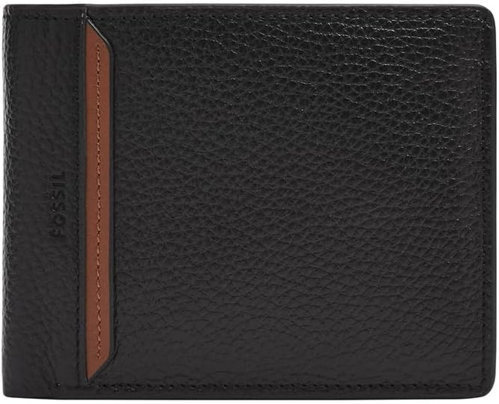 Fossil Huntington Bi-Fold Pung til mænd Naty Shop Herre Pung Sort S