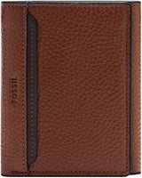 Fossil Huntington Tri-Fold pung til mænd Herre pung Naty Shop Brown S