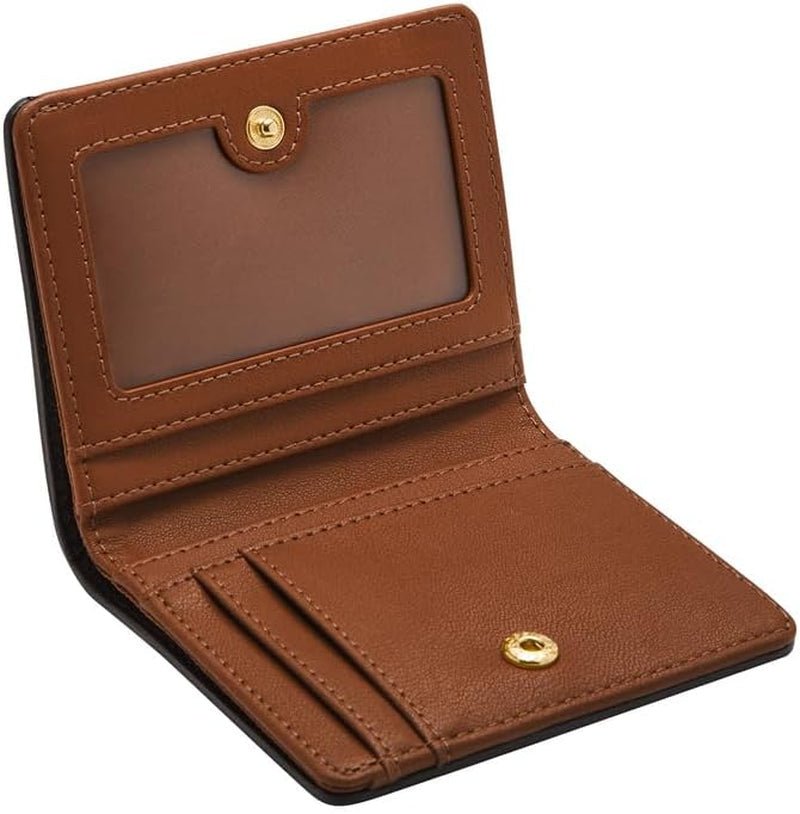 Fossil Logan Bi-Fold tegnebog til kvinder, brun Naty Shop damepung