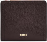 Fossil Logan Bi-Fold tegnebog til kvinder, brun Naty Shop damepung Standard titel