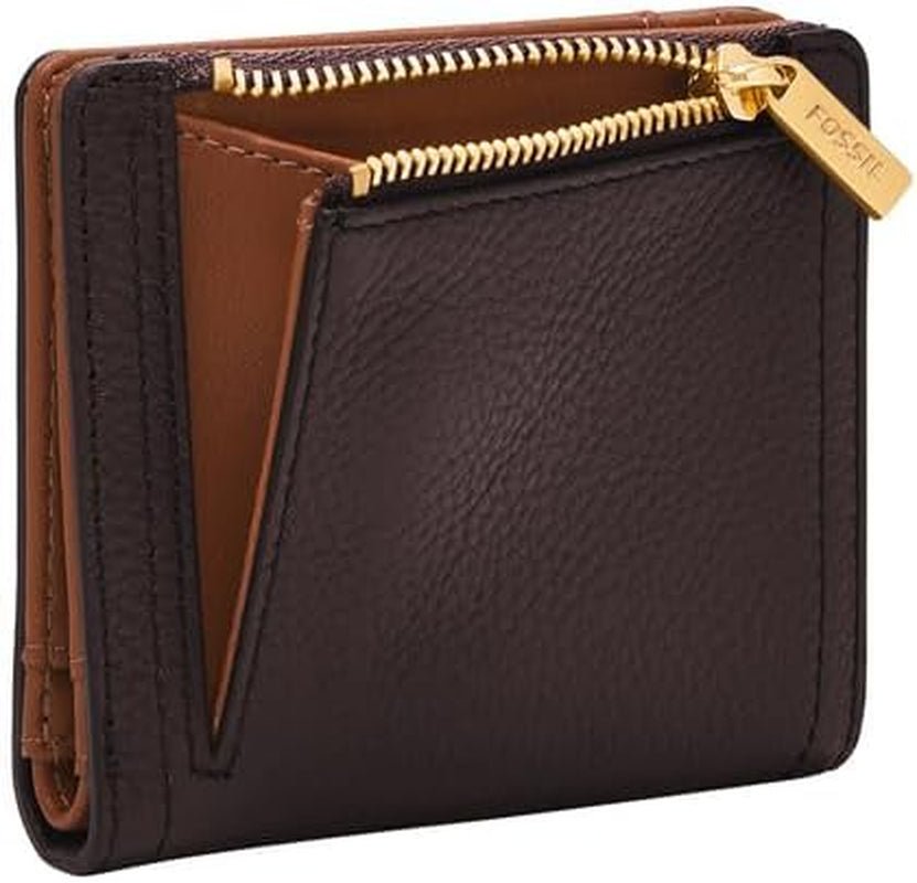 Fossil Logan Bi-Fold tegnebog til kvinder, brun Naty Shop damepung
