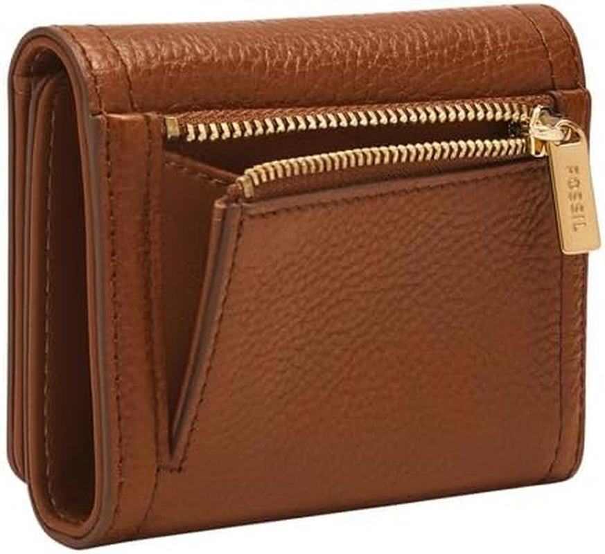 Fossil Logan Tri-Fold tegnebog til kvinder, brun Naty Shop damepung